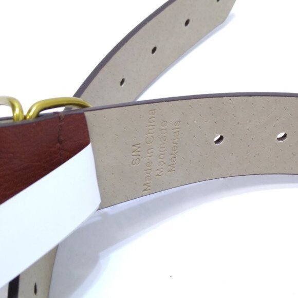 Time and Tru 5 Loop Belt Women's S/M Brown Faux Leather Wear With Anything NWT - Picture 4 of 4